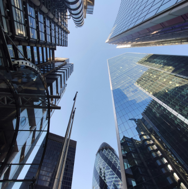 - “Modern office building in London receiving Pat Testing Services”