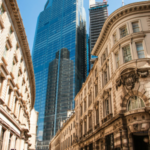 - “Modern office building in London receiving Pat Testing Services”