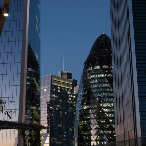 - “Modern office building in London receiving Pat Testing Services”